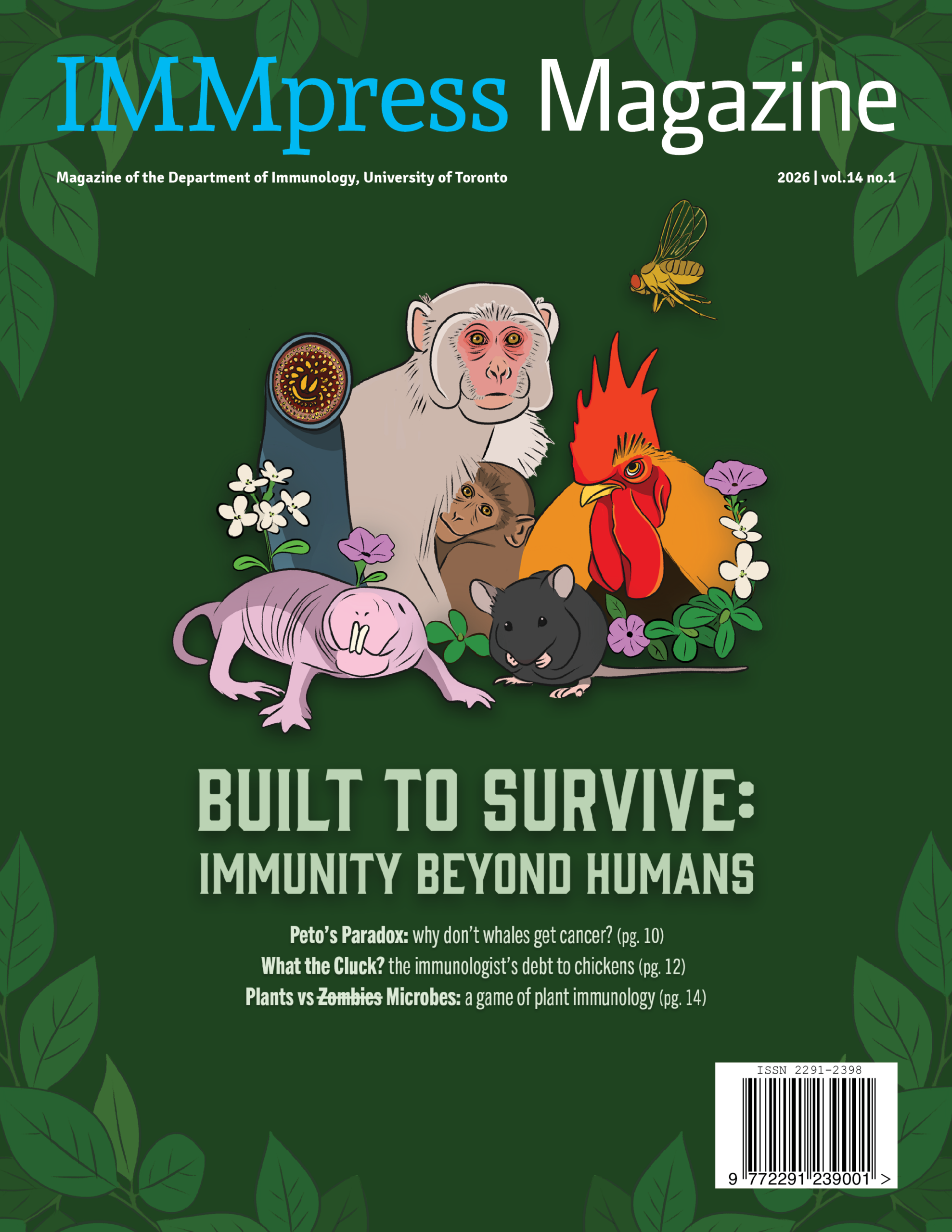 IMMpress Volume 14 Issue 1 – Built to Survive: Immunity Beyond Humans